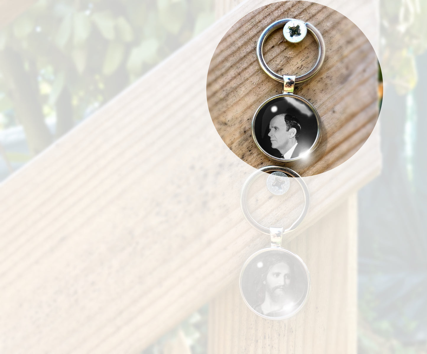 Porte clefs silver (25mm)